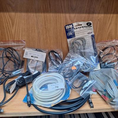 1 usb c, component, hdmi and other cables
