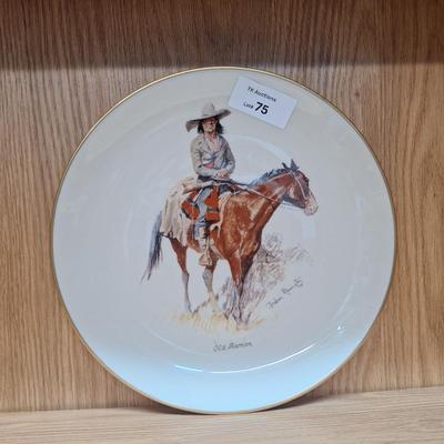Frederic Remington collectible plate- Old Ramon