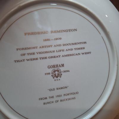 Frederic Remington collectible plate- Old Ramon