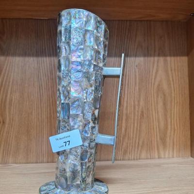 Abalone pitcher- bottom has damage