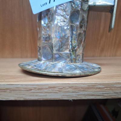 Abalone pitcher- bottom has damage