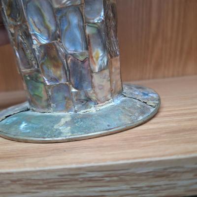 Abalone pitcher- bottom has damage