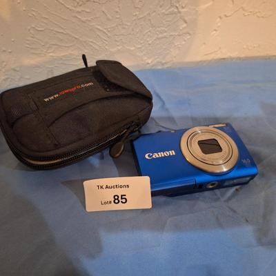 Canon digital camera and case