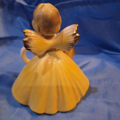 Josef Originals yello girl 8 collectible
