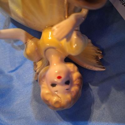 Josef Originals yello girl 8 collectible