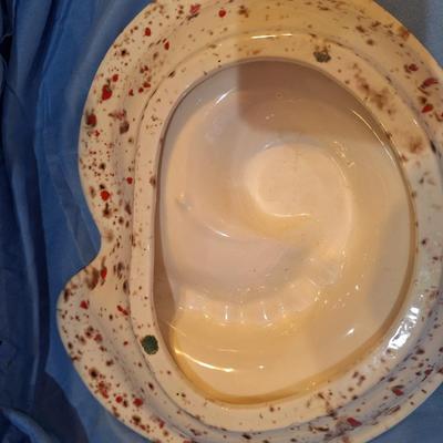MCM Ceramic shell shaped ashtray