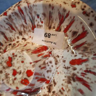 MCM Ceramic shell shaped ashtray