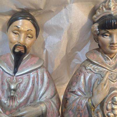 vintage asian ceramic figurines