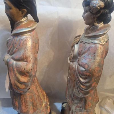 vintage asian ceramic figurines