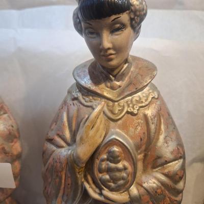 vintage asian ceramic figurines