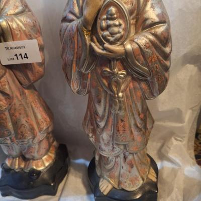 vintage asian ceramic figurines