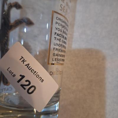 Vintage Capricorn glass - Anchor Hocking zodiac glass