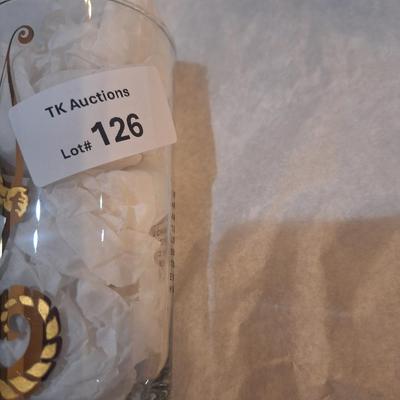 Vintage Sagittarius Anchor Hocking zodia glass
