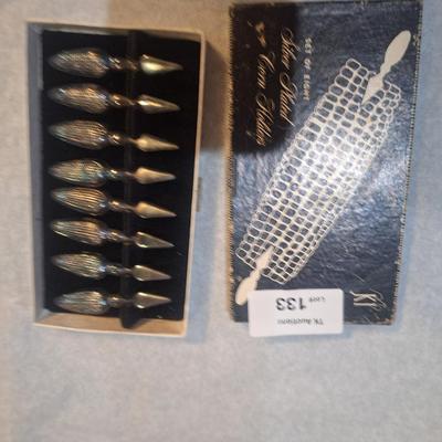 silverplated corn holders