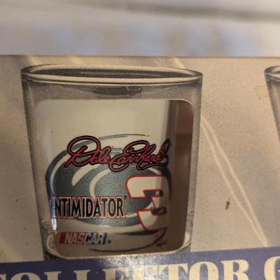 Dale Earnhardt shot glass collection