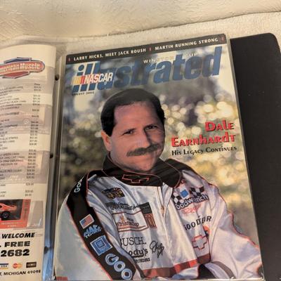 Dale Earnhardt memorbilia 2 ring binder