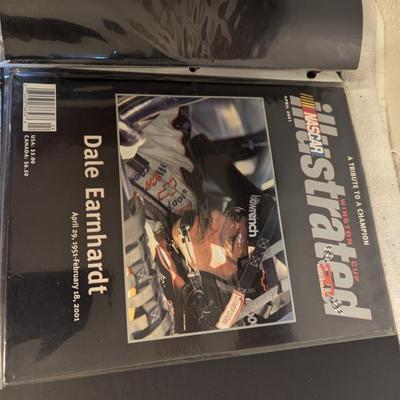 Dale Earnhardt memorbilia 2 ring binder