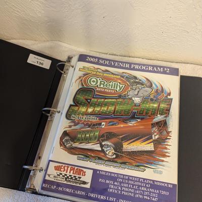 Dale Earnhardt memorbilia 2 ring binder