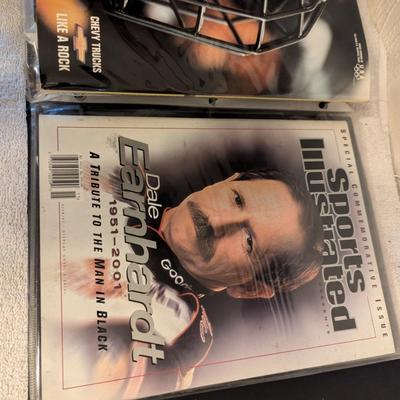 Dale Earnhardt memorbilia 2 ring binder