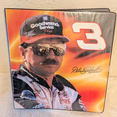 Dale Earnhardt memorbilia 2 ring binder