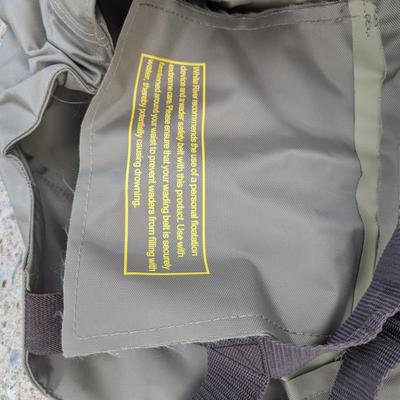 White river fishing waders size small