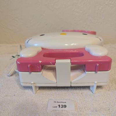 Hello Kitth Waffle Maker- tested and working