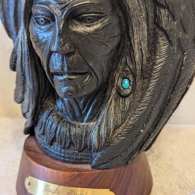 native American Eagle Sclupture figurines 184 of 250, "Eagle Spirit" by Ron Schroder