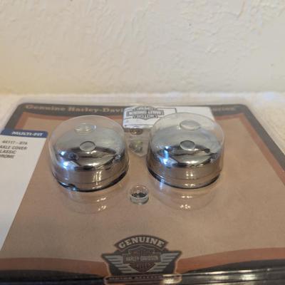 Harley Davidson Crhome axle cover set