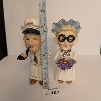 old couple- salt and pepper shaker