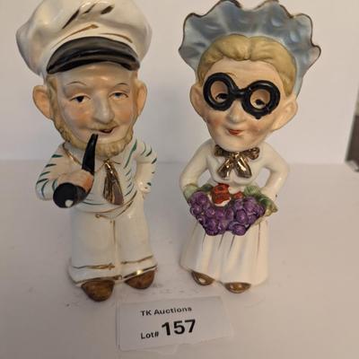 old couple- salt and pepper shaker