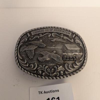 Farmers co-op belt buckle