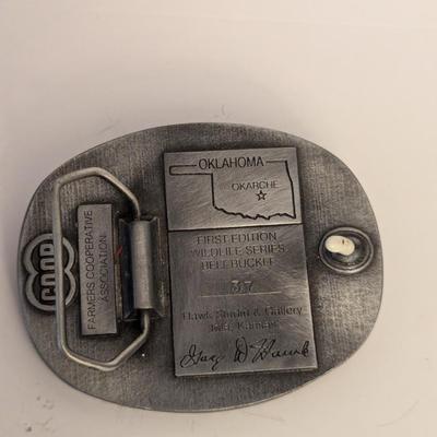 Farmers co-op belt buckle