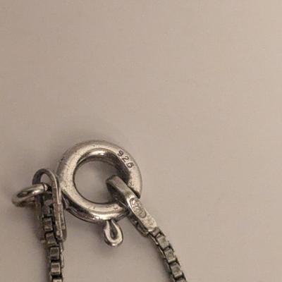 Heart Pendant Necklace- sterling silver