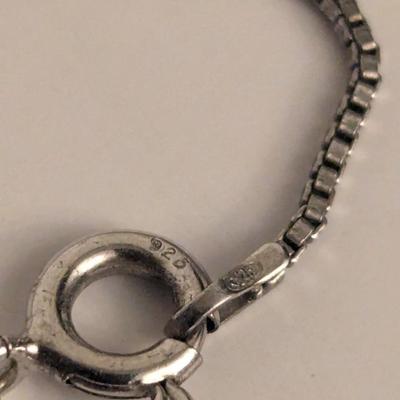 Heart Pendant Necklace- sterling silver