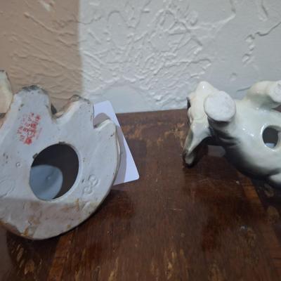 Bear and elephant - ceramic or similar
