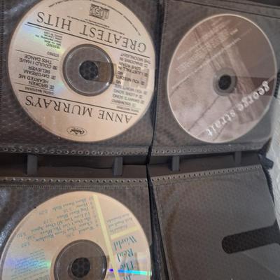 CD case with some CDs