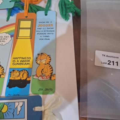 vintage book marks mostly garfield