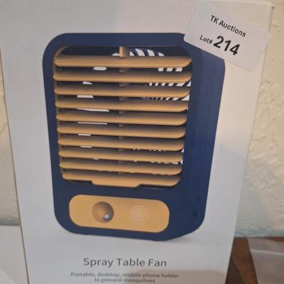 small table fan- USB powered
