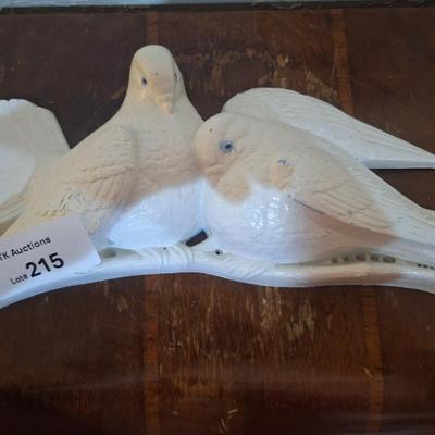 Vintage doves-wall art