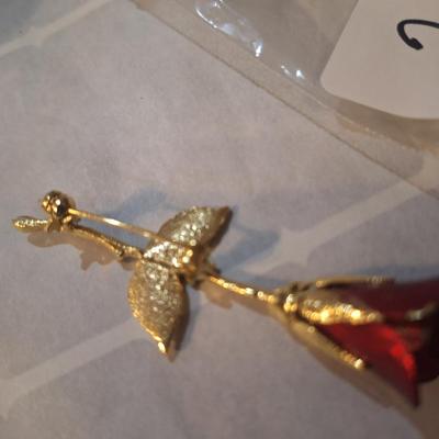 flower brooch