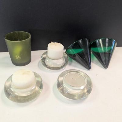 Several Styles Of Candle Holders