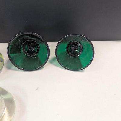 Several Styles Of Candle Holders
