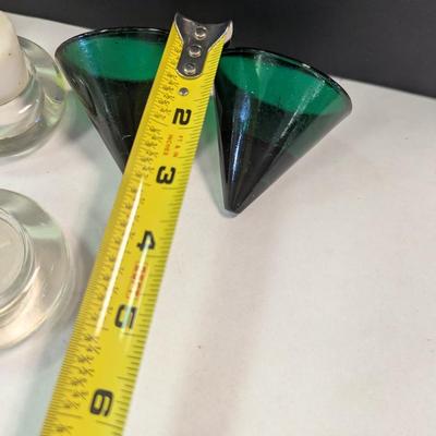 Several Styles Of Candle Holders