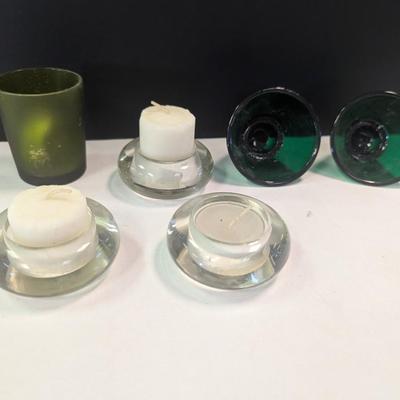 Several Styles Of Candle Holders