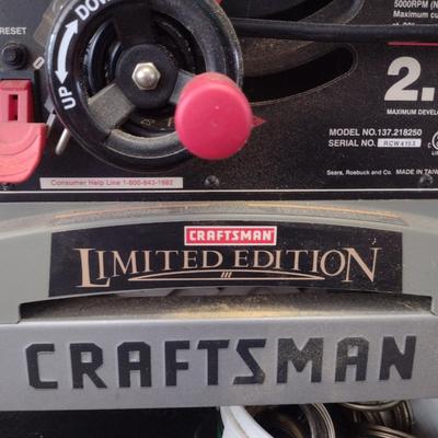 Craftsman 10 Inch Table Saw on Stand- Model 137.218250- 2.7 HP