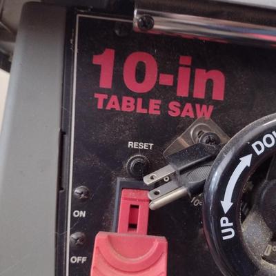 Craftsman 10 Inch Table Saw on Stand- Model 137.218250- 2.7 HP