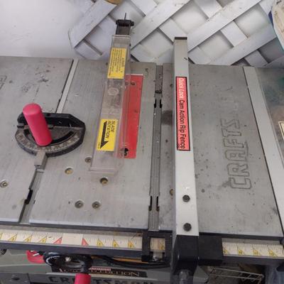 Craftsman 10 Inch Table Saw on Stand- Model 137.218250- 2.7 HP