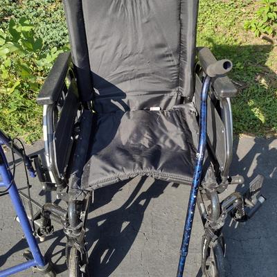 Assorted Mobility Equipment- Wheelchair, Walker, Walking Cane