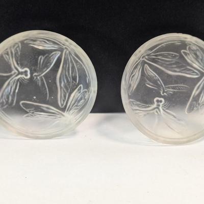 Glass Dragonfly Coasters