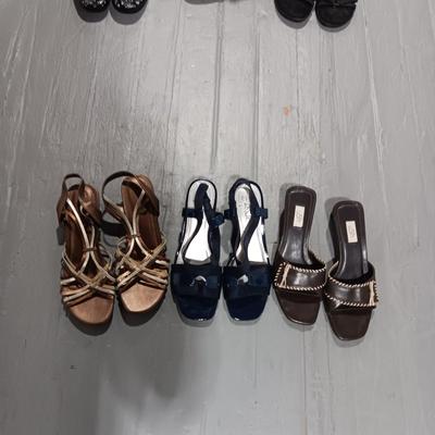 iMPO, LIFE STRIDE AND THE LOFT SANDALS SIZE 7 1/2